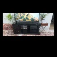 میز تلوزیون ال ای دی شیشه ام دی اف