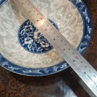 سرویس ۷پارچه انارخوری آبی قلم.قدیمی|ظروف سرو و پذیرایی|تهران, آشتیانی|دیوار