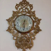 ساعت دیواری برنز و چند پرنده برنز