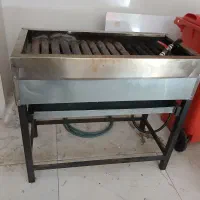 منقل گازی ۱۵ شعله استیل و چدن
