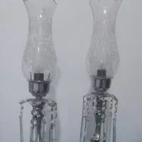 شمعدان برنجی( آبکاری سیلور)