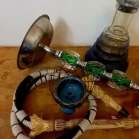 قلیان سوپاپ دار استیل و شیشه(نگارستان)|کوهنوردی و کمپینگ|اصفهان, مهدی آباد|دیوار