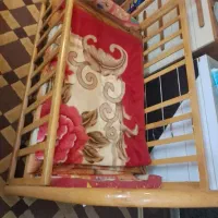 تخت کودک کنار مادر تمام چوب
