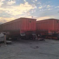 تریلی کمپرسی  دو محور