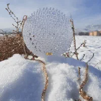 کیف گرد کریستالی