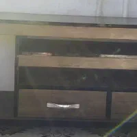 میزتلویزیون چوبی  کاملا سالم بدون هیچ ایرادی|میز تلویزیون|سنگر, |دیوار