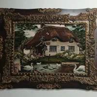 دو عدد قاب عکس فرش طبیعی