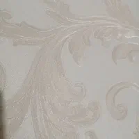 11رول کاغذ دیواری pvc کرم وطلایی|مصالح و تجهیزات ساختمان|لالجین, |دیوار