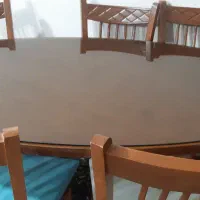 میز غذاخوری شش نفره