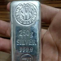 شمش نقره  ندیر  250 گرمی زیر قیمت