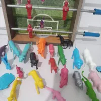 فوتبال دستی و ۲۰ عدد حیوان قیمت مناسب