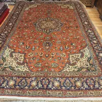 قالی ۶متری دستباف تبریز زمینه روناس رنگ گیاهی|فرش|تهران, اکباتان|دیوار