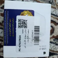 شارژر آیفون ۲۰ وات تایپ سی USB.C پلمپ باز نشده نو