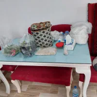 مبل راحتی ۷ نفره و میزناهارخوری ۶نفره|مبلمان خانگی و میز عسلی|رشت, بلوار گیلان|دیوار