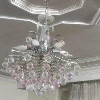 لوستر کریستال|لوستر و چراغ آویز|قلعه نو, |دیوار