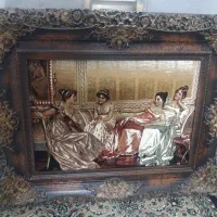 تابلو دختر وگلدون|تابلو، نقاشی، عکس|مشهد, مصلی (کارمندان اول)|دیوار