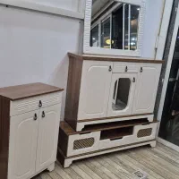 سرویس چوب مدل ژاک میز تی وی ، جاکفشی ، کنسول و کمد