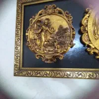 تابلوسه بعدی زرین شیک وفانتزی ابعاد۱/۵در۷۰|تابلو، نقاشی، عکس|گلبهار, شهر جدید گلبهار|دیوار