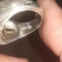 انگشتر نقره مردانه