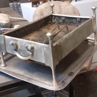 منقل ورشو عتیقه.قدیمی.انتیک.۳۵×۲۵جوندار