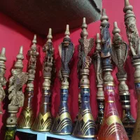 قلیان تنه چوبی رخ