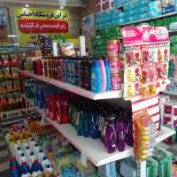 قفسه فروشگاهی (دوطرفه.سه طبقه)