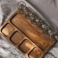 اردو خوری چوبی و جای شش شات