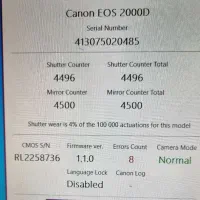 دوربین عکاسی کنون 2000D|دوربین عکاسی و فیلمبرداری|تبریز, |دیوار
