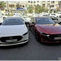 مزدا 3وارداتی پریمیوم مشکی سفید2025 مارونMAZDA3