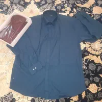 پیراهن جعبه ای قواره بزرگ در دورنگ