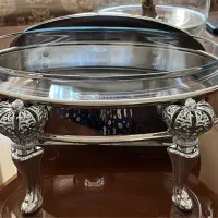 ۱ عدد سوپ خوری وارمردار ظرفش پیرکس جنس بدنه استیل|ظروف سرو و پذیرایی|تهران, تهران پارس|دیوار