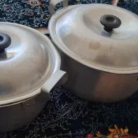 دوتا قابلمه روحی|ظروف پخت‌وپز|کوهدشت, |دیوار
