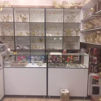 قفسه ویترین و پیشخوان همگی جنس ام دی اف