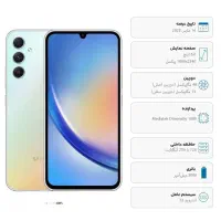 گوشی A34 5g پلمپ سالم سالم معاوضه با ایفون