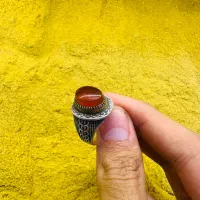 انگشتر مردانه عقیق یمنی