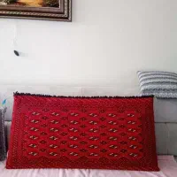 پشتی ترکمن دستباف|پشتی|ملایر, |دیوار