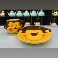 ست پیش دستی و ماگ  حیوانات