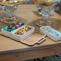 اردوخوری ترکیبی چوب و سرامیک