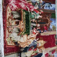 تابلو فرش دستباف چله ابریشم