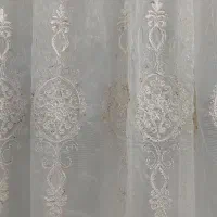 پرده نو همراه با دو والان پرده|پرده، رانر، رومیزی|قم, شاه سید علی|دیوار