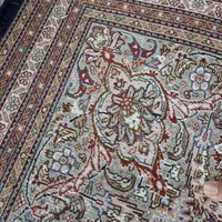 کناره 50رج(نو)دستباف ماهی خوی 50در2.55|فرش|خوی, |دیوار