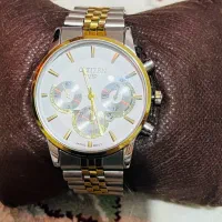 ساعت مردونه خوشکل طلایی