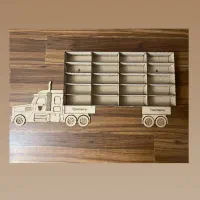 شلف دیواری طرح کامیون پسرانه اتاق کودک