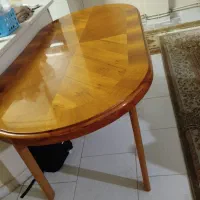 میز چوب درجه یک چوبی تک بدون صندلی