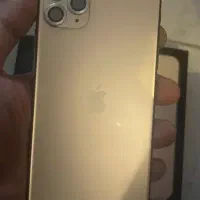 آیفون ۱۱ پرومکس رنگ گلد کم یاب پلمپ سالم