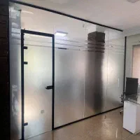 پارتیشن شیشه ایی درب اتوماتیک کرکره برقی سکوریت