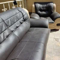 مبل ۷ نفره تمام چرم|مبلمان خانگی و میز عسلی|شیراز, گلشن|دیوار