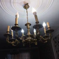 لوستر برنزی ۸ شاخه