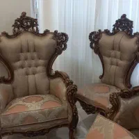 مبل ۹ نفره استیل چوب راش در حد نو