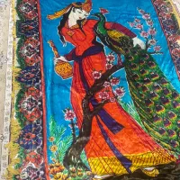 رو تختی مخمل قدیمی و عتیقه